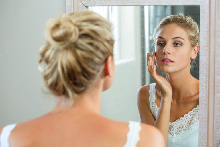 fighting dry skin woman picture