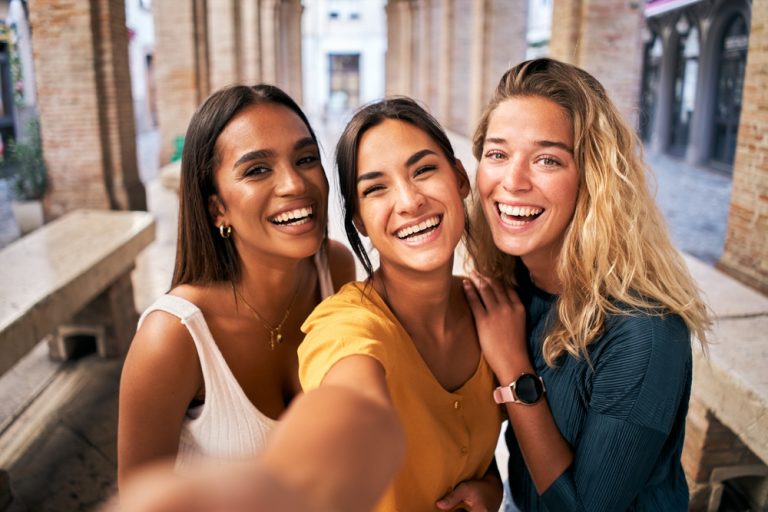 young women friends